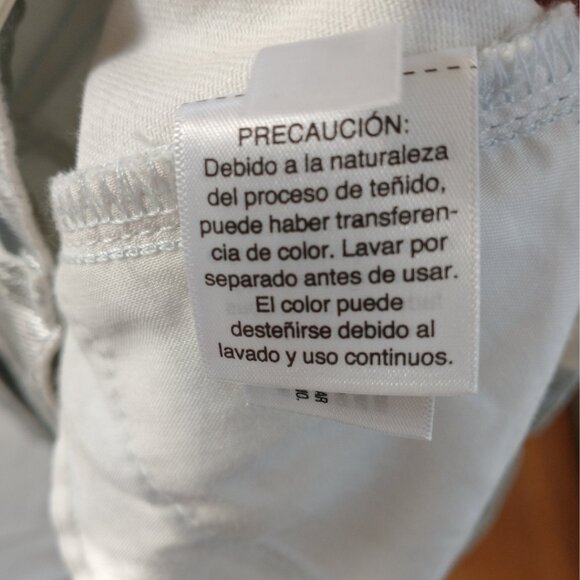 Universal Thread 90s Baggy Silver Metallic Denim Jeans - Women's Size 8 Regular - Picture 5 of 14